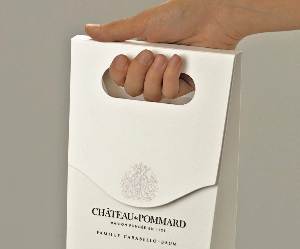 Chateau-de-Pommard-1-bottle-bag-3 exclusive wine bottle paper bags luxury paper bags