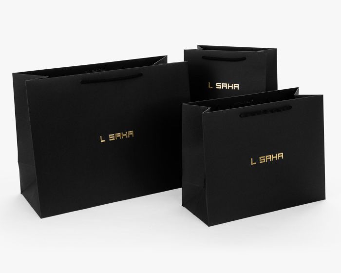 fashion paper bag design L Saha