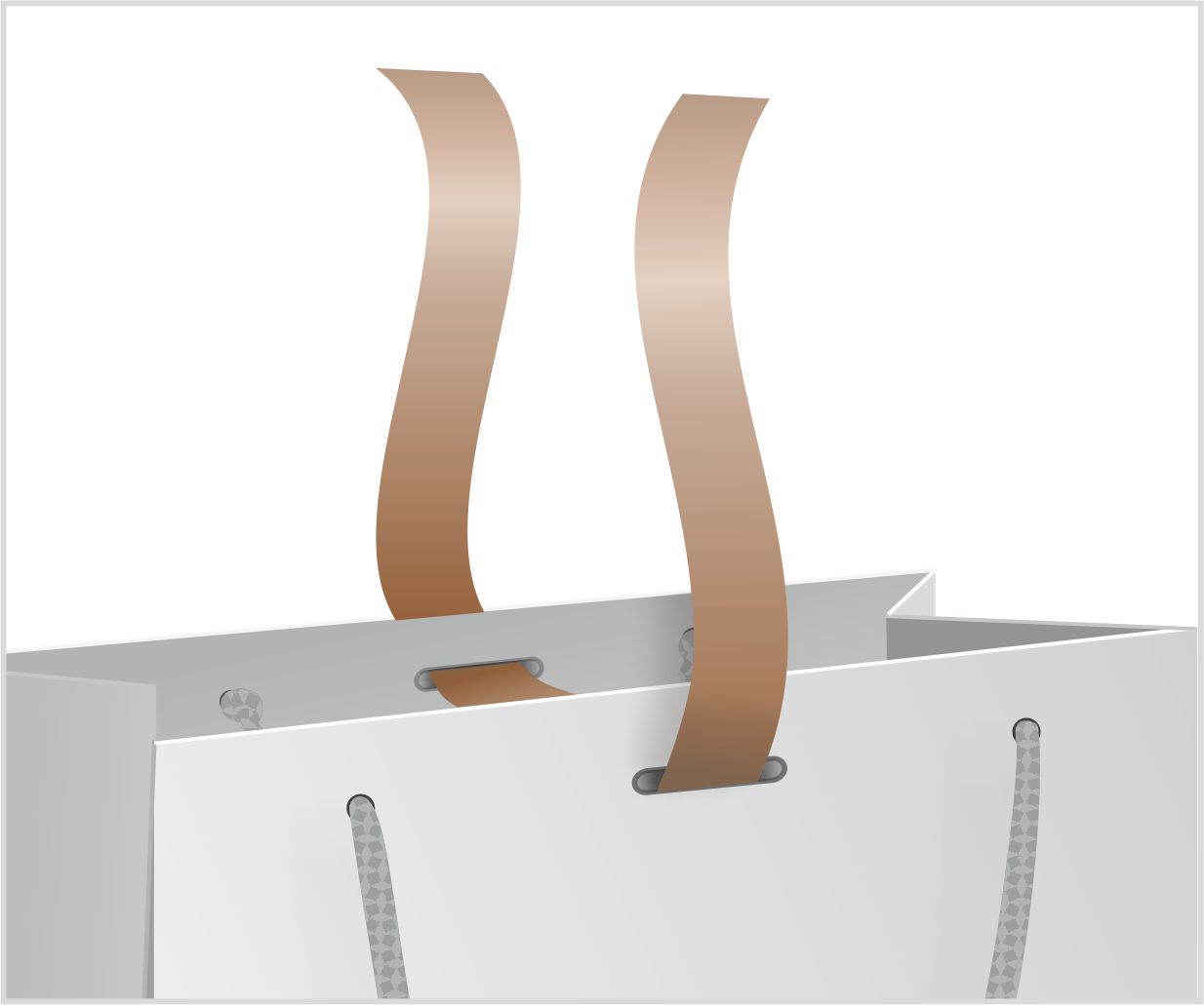 threaded ribbon closure