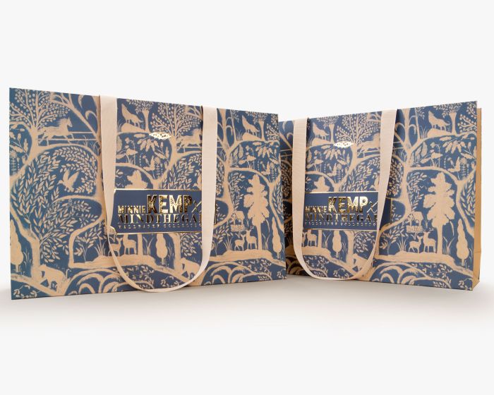 Minnie Kemp X custom event bags by nPack Luxury