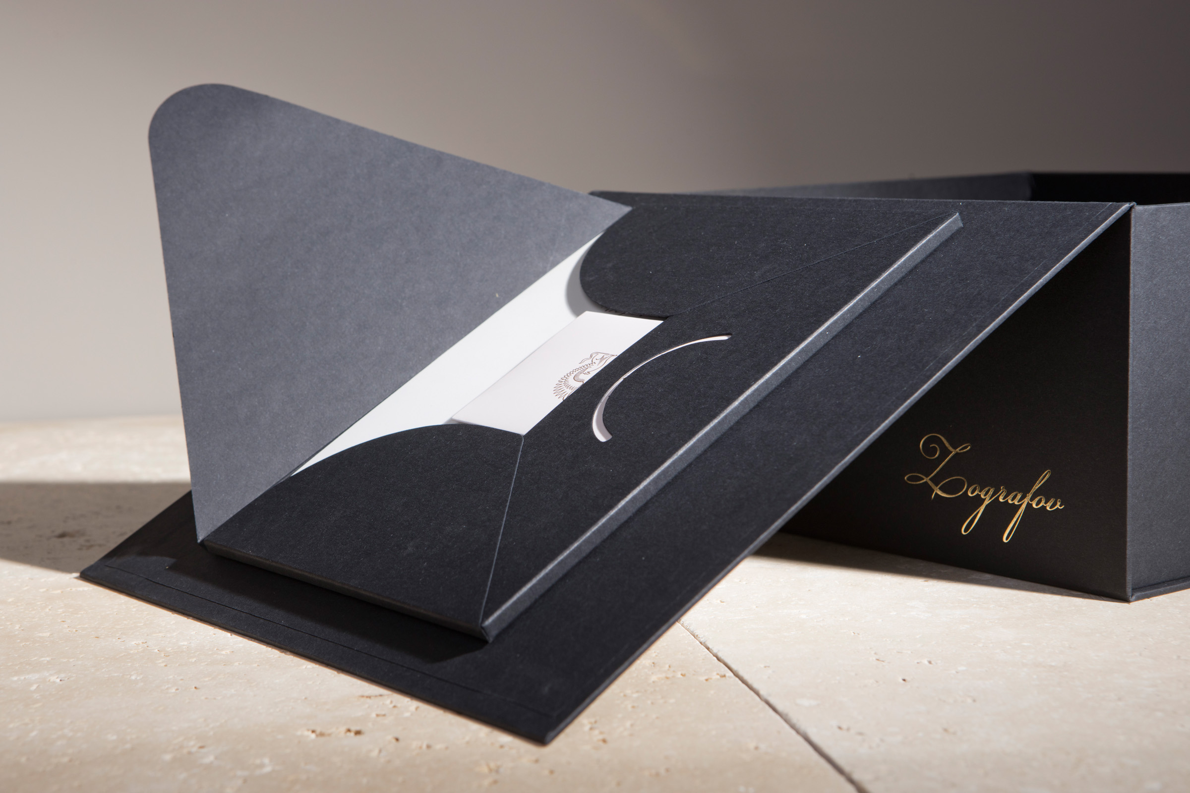 Zografov black and gold 09 envelope Zografov black and gold 09 envelope